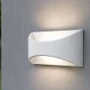 Applique Da Esterno-Selezionato da Mazzolaluce Applique bianca da esterno balcone led 12w 3000k biemissione luce ip65
