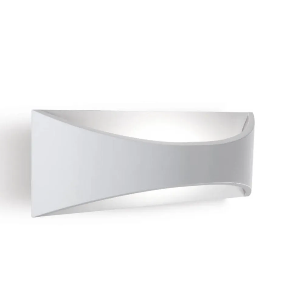 Applique Da Esterno-Selezionato da Mazzolaluce Applique bianca da esterno balcone led 12w 3000k biemissione luce ip65