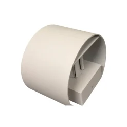 Applique Da Esterno-Life Electronics Applique bianca da esterno led 7w 4000k tonda