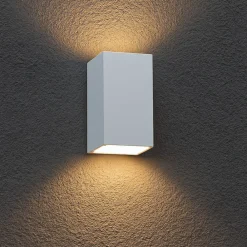 Applique Da Esterno-Selezionato da Mazzolaluce Applique bianca da esterno rettangolare led 12w 3000k
