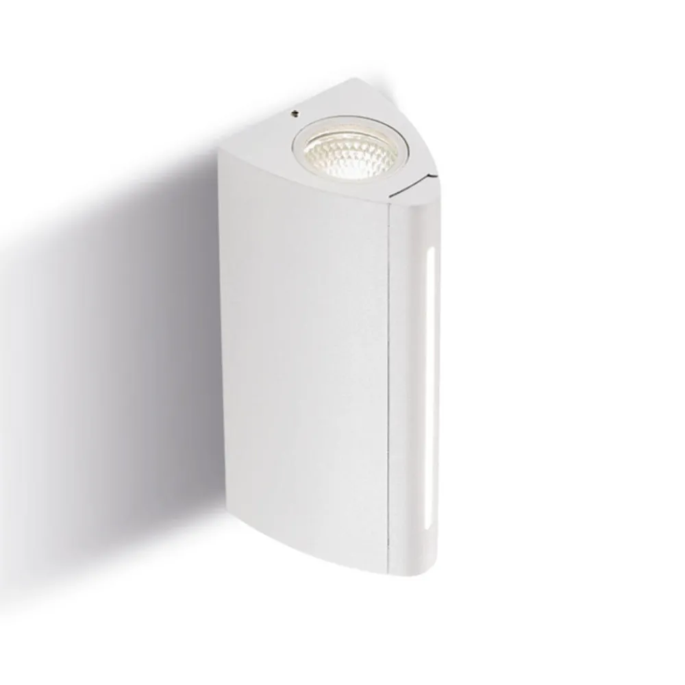 Applique Da Esterno-Selezionato da Mazzolaluce Applique bianca da esterno taglio di luce led 11w 4000k