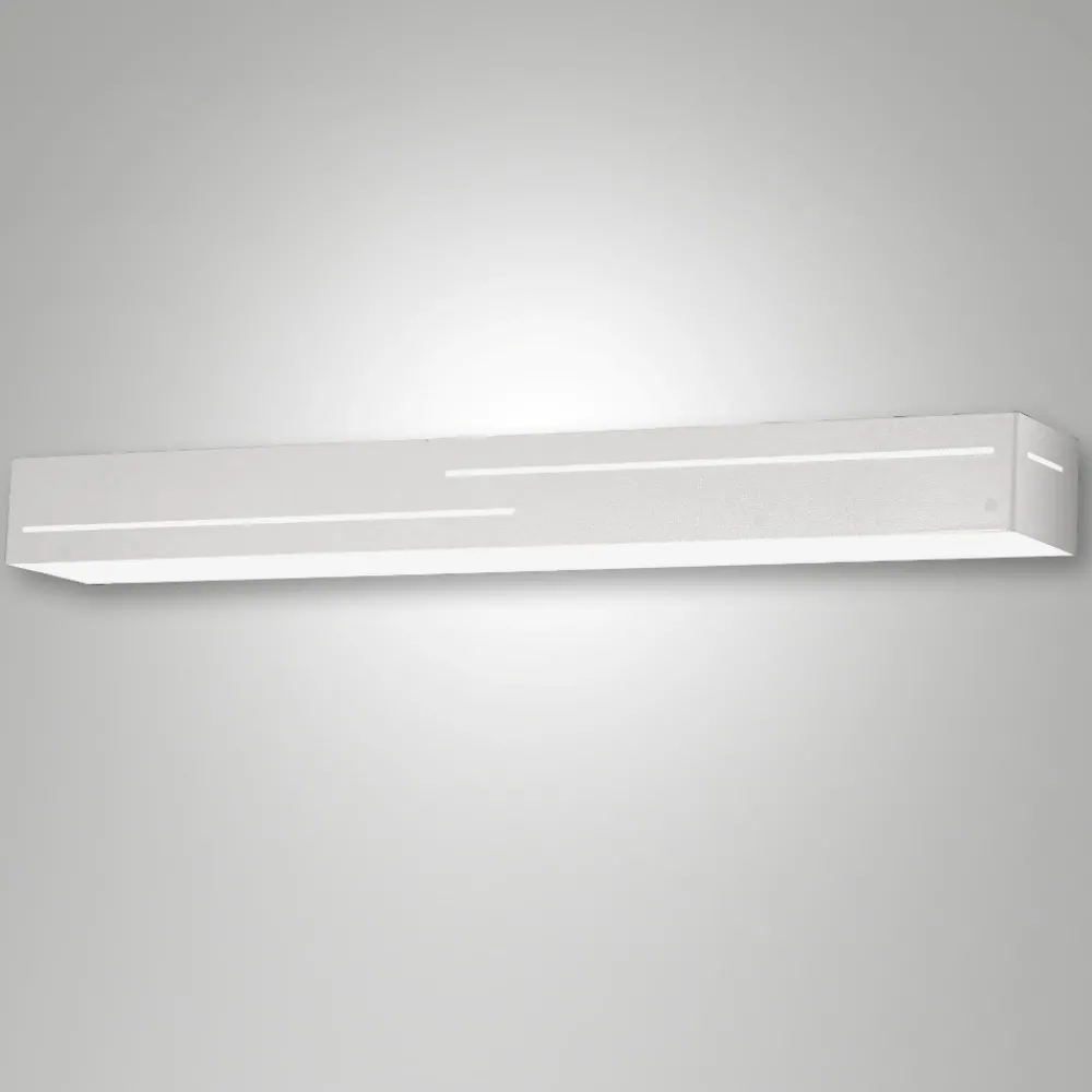 Applique Da Parete-Fabas Luce Applique bianca da parete bunny moderna led 24w 3000k