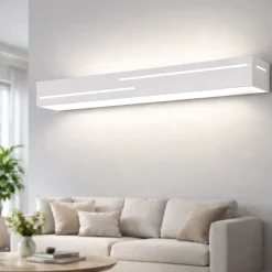 Applique Da Parete-Fabas Luce Applique bianca da parete bunny moderna led 24w 3000k