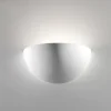 Applique Da Parete-Selezionato da Mazzolaluce Applique bianca in gesso ceramica verniciabile lampada per interni