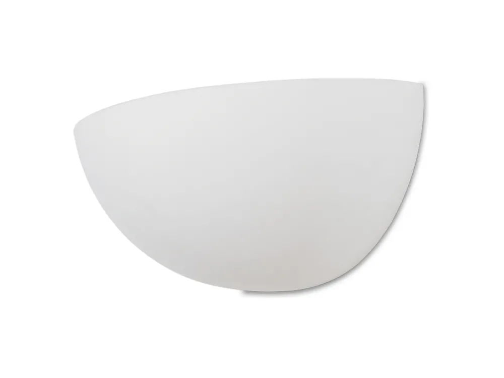 Applique Da Parete-Selezionato da Mazzolaluce Applique bianca in gesso ceramica verniciabile lampada per interni