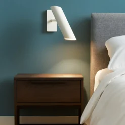 Applique Camera Da Letto-Selezionato da Mazzolaluce Applique bianca orientabile per comodino testata camera da letto moderna