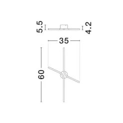 Applique Da Parete-Selezionato da Mazzolaluce Applique bianca parete led cct design moderno minimalista