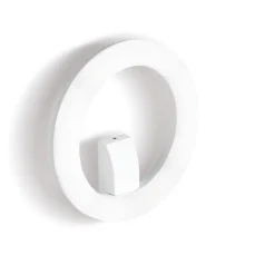 Applique Da Bagno-Selezionato da Mazzolaluce Applique bianca per bagno moderno rotonda led 20w 4000k