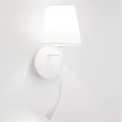 Applique Camera Da Letto-Selezionato da Mazzolaluce Applique bianca per comodino da camera da letto moderna