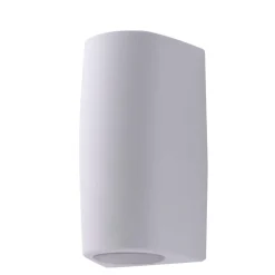 Applique Da Esterno-Top Light Applique bianca per esterni aosta monoemissione ip55