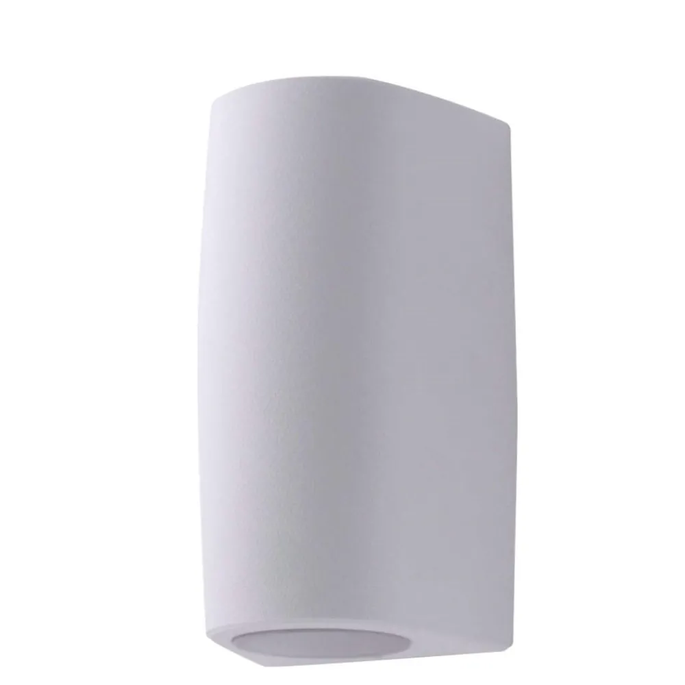 Applique Da Esterno-Top Light Applique bianca per esterni aosta monoemissione ip55