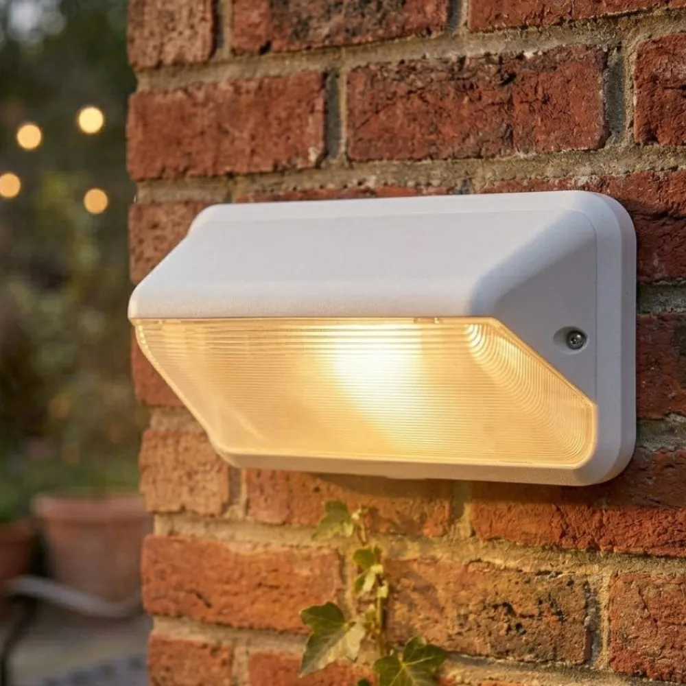 Applique Da Esterno-Selezionato da Mazzolaluce Applique bianca per esterno con sensore crepuscolare di movimento led 7w cct ip66