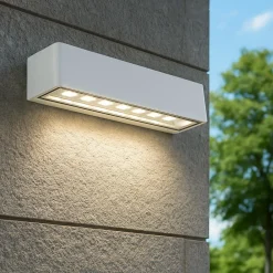 Applique Da Esterno-Selezionato da Mazzolaluce Applique bianca per esterno design rettangolare led 9w 4000k