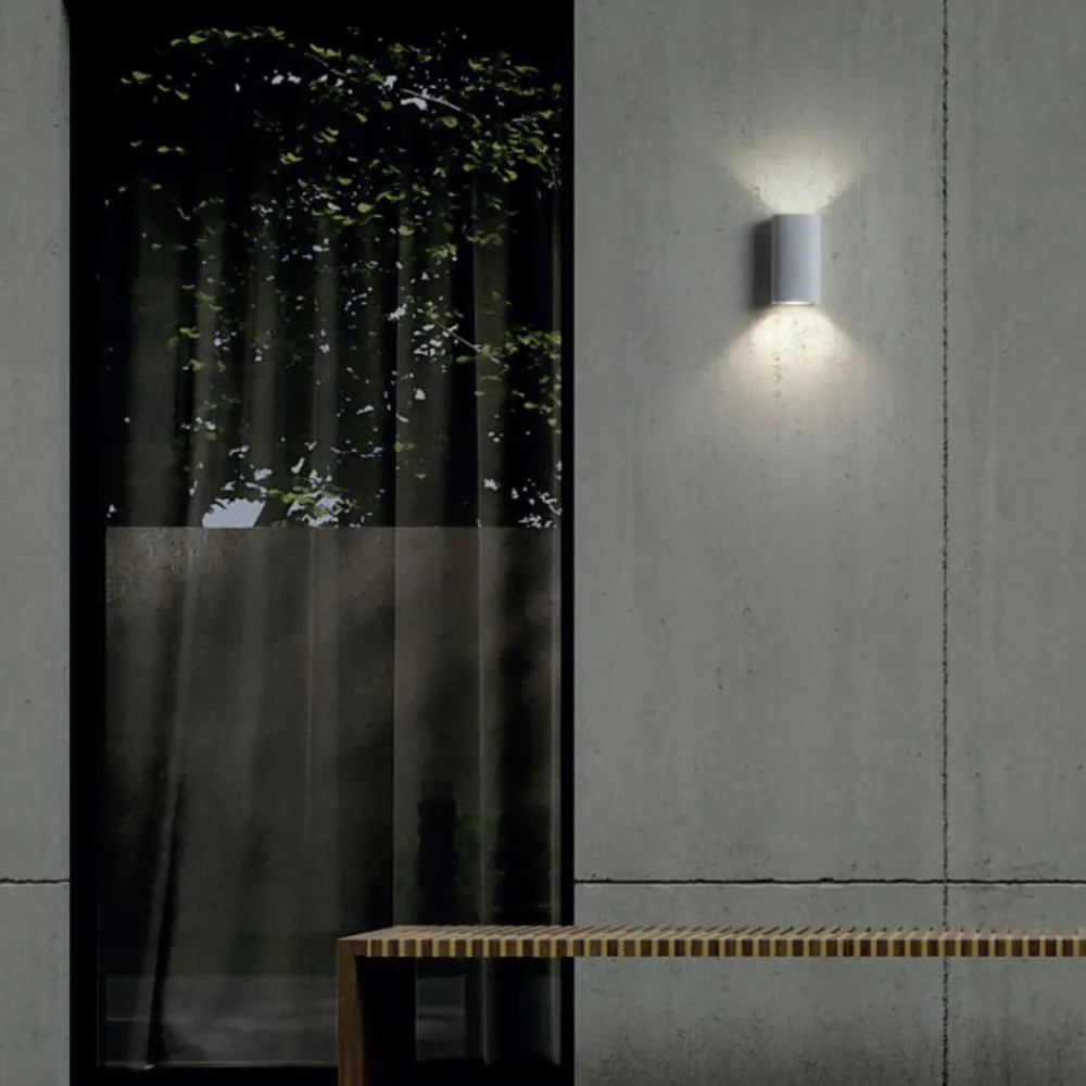 Applique Da Esterno-Selezionato da Mazzolaluce Applique bianca per esterno moderno led 12w 3000k ip54