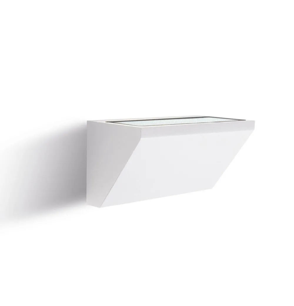 Applique Da Esterno-Selezionato da Mazzolaluce Applique bianca per esterno moderna led 18w 3000k ip65
