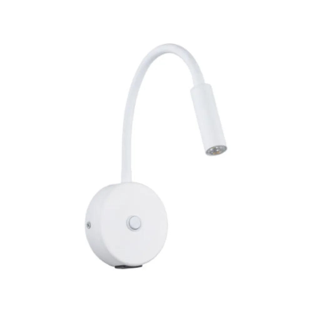 Applique Camera Da Letto-Selezionato da Mazzolaluce Applique bianco con presa usb interruttore braccio orientabile per comodini camera da letto