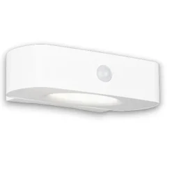 Applique Da Esterno-Selezionato da Mazzolaluce Applique bianco da esterno ibrido luce solare led con sensore di movimento crepuscolare
