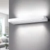 Applique Da Parete-Perenz Illuminazione Applique bianco da parete led 22w 3000k biemissione moderna bed perenz