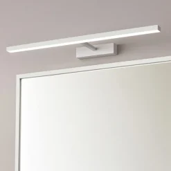 Applique Da Bagno-Perenz Illuminazione Applique bianco da specchio 77cm led 16w cct orientabile riga perenz