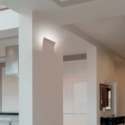 Applique Da Parete-Selezionato da Mazzolaluce Applique bianco di gesso led cristaly da incasso 9w 3000k