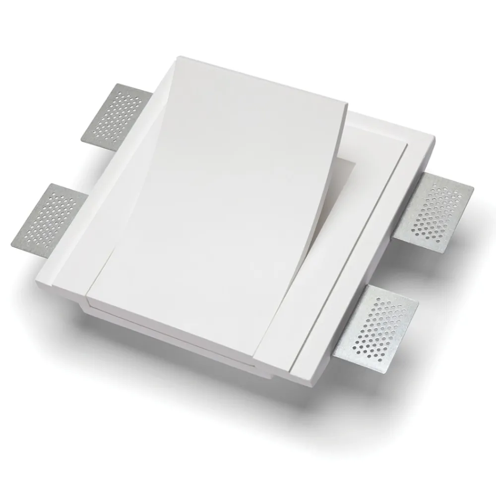 Applique Da Parete-Selezionato da Mazzolaluce Applique bianco gesso led 9w 4000k lampada da incasso