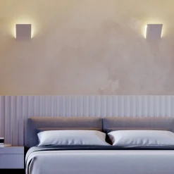 Applique Da Parete-Selezionato da Mazzolaluce Applique bianco gesso led 9w 4000k lampada da incasso