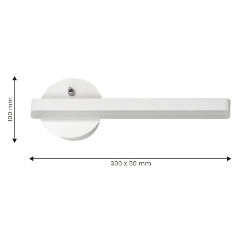 Applique Camera Da Letto-Selezionato da Mazzolaluce Applique bianco led 4000k per comodino sinistro moderno fp