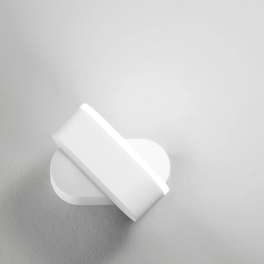 Applique Da Parete-Perenz Illuminazione Applique bianco moderna girevole led 3000k candy