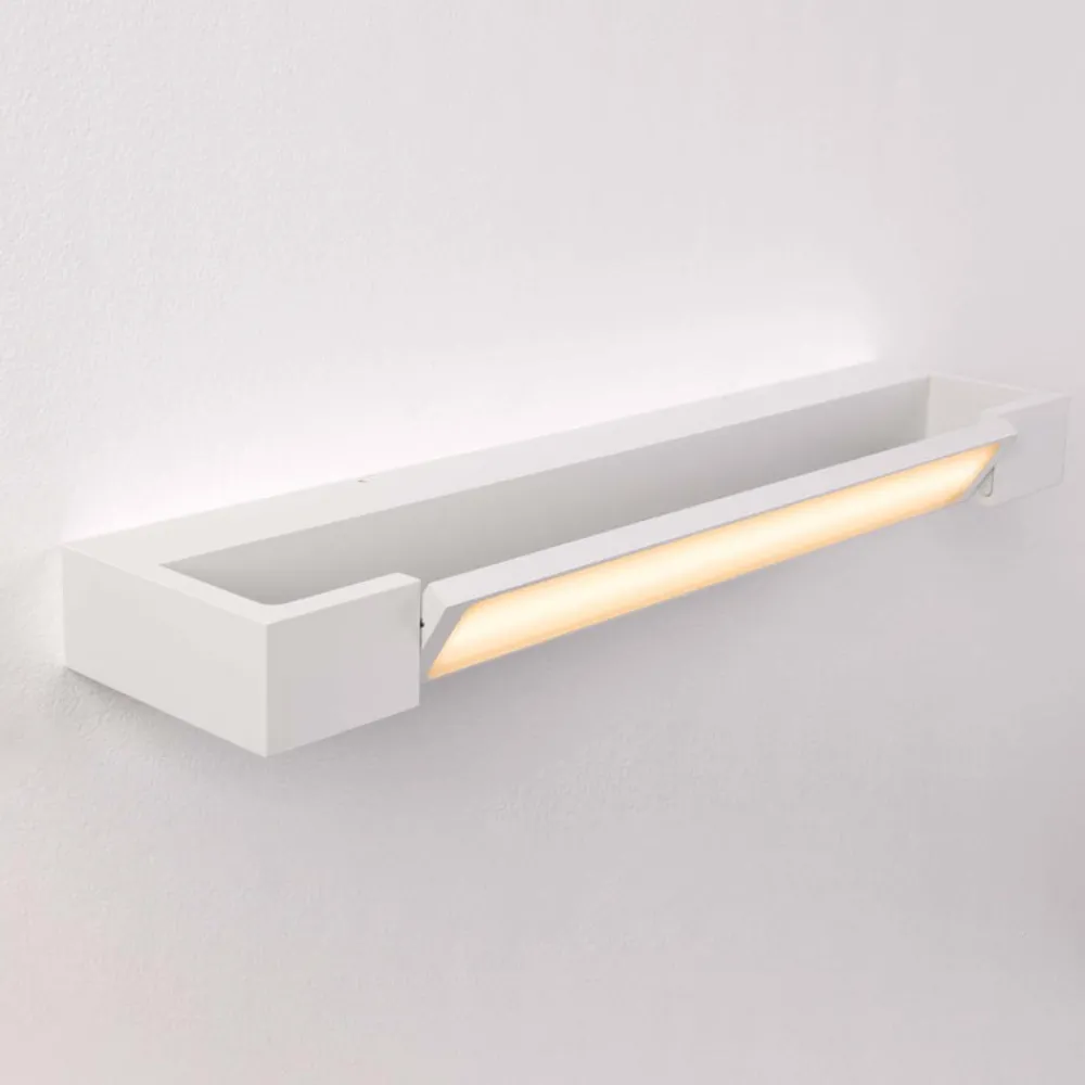 Applique Da Bagno-Selezionato da Mazzolaluce Applique bianco orientabile per specchio da bagno led 12w 3000k