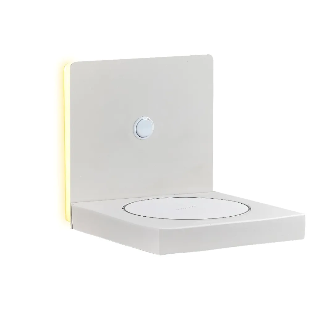 Applique Camera Da Letto-Selezionato da Mazzolaluce Applique bianco per camera da letto da comodino ricarica wireless