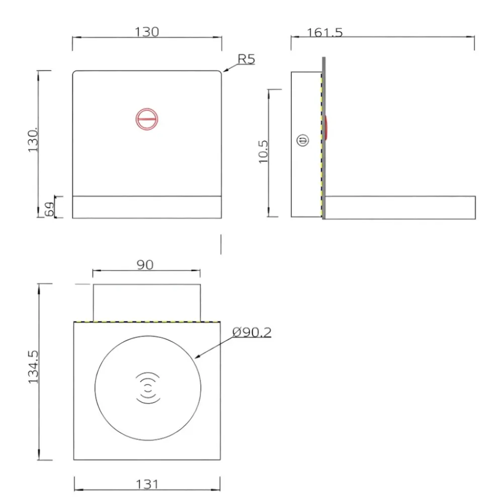 Applique Camera Da Letto-Selezionato da Mazzolaluce Applique bianco per camera da letto da comodino ricarica wireless