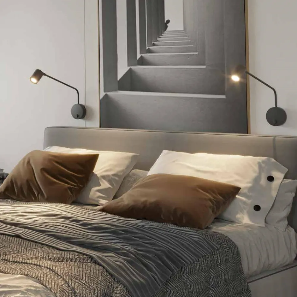 Applique Camera Da Letto-Selezionato da Mazzolaluce Applique bianco per comodini camera da letto braccio orientabile