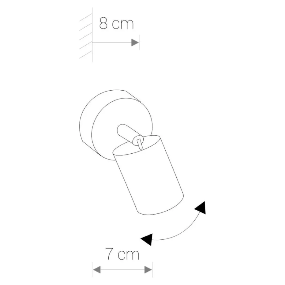 Applique Camera Da Letto-Selezionato da Mazzolaluce Applique bianco per comodino camera da letto orientabile