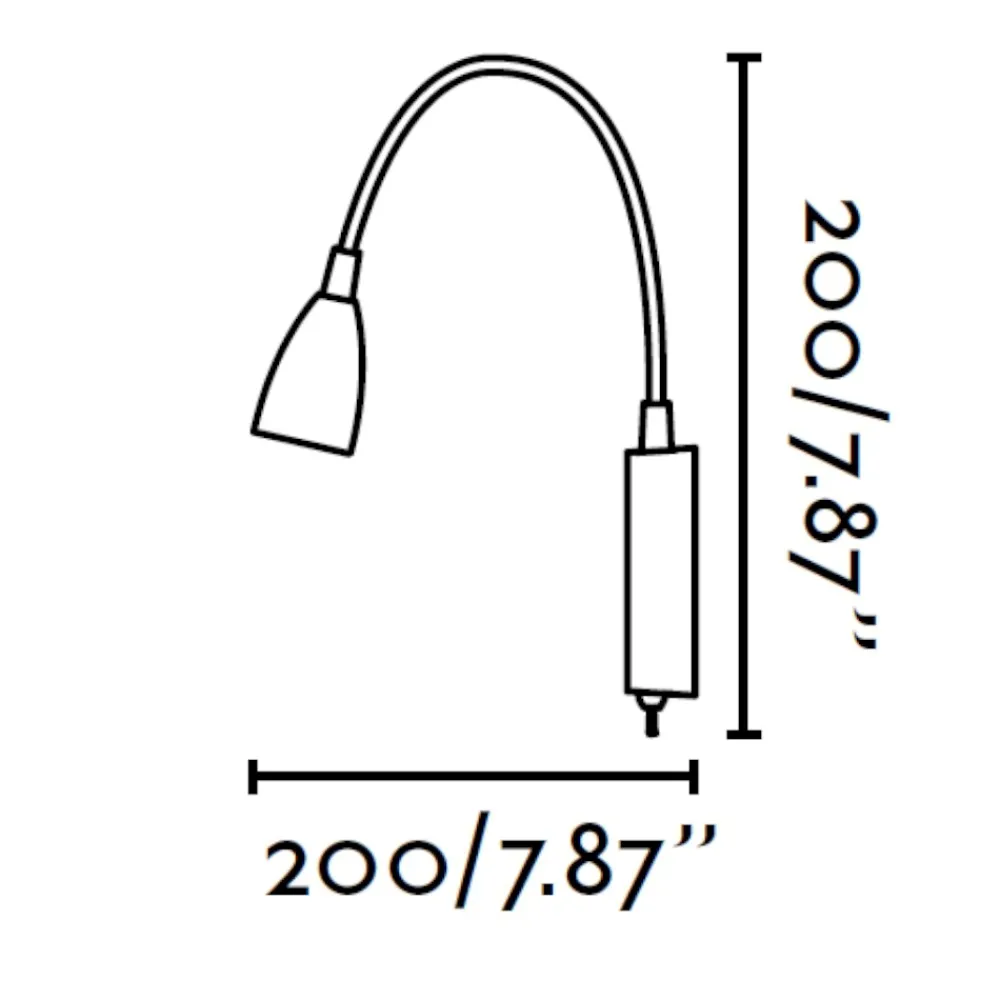 Applique Camera Da Letto-Selezionato da Mazzolaluce Applique bianco per comodino camera da letto 3w 3000k orientabile con interruttore