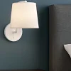 Applique Camera Da Letto-Selezionato da Mazzolaluce Applique bianco per comodino camera da letto interruttore paralume bianco