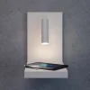 Applique Camera Da Letto-Selezionato da Mazzolaluce Applique bianco per comodino camera da letto ricarica wireless induzione