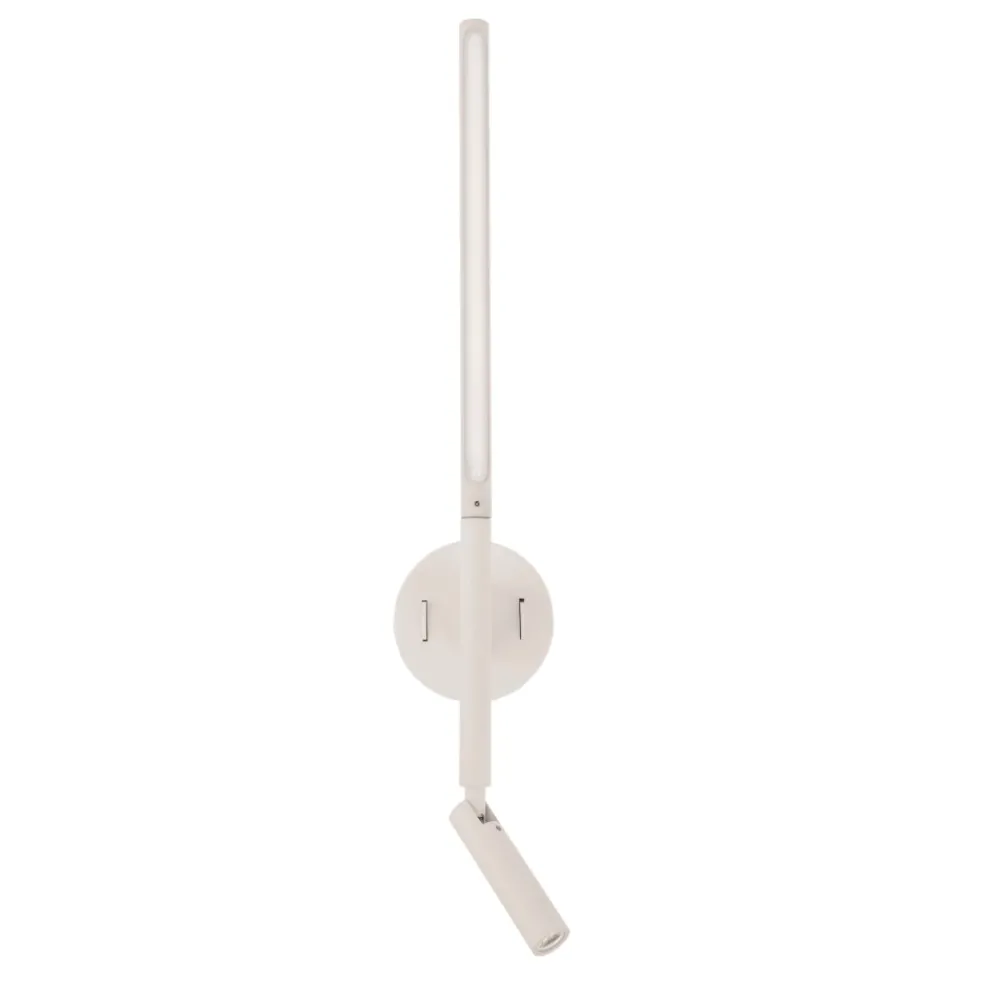 Applique Camera Da Letto-Selezionato da Mazzolaluce Applique bianco per comodino led 6w 3000k orientabile