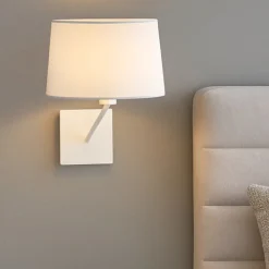 Applique Camera Da Letto-Selezionato da Mazzolaluce Applique bianco per comodino camera da letto hotel moderna