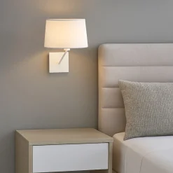 Applique Camera Da Letto-Selezionato da Mazzolaluce Applique bianco per comodino camera da letto hotel moderna