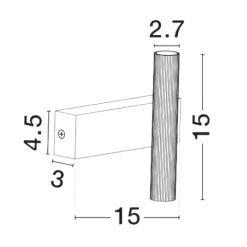 Applique Da Parete-Selezionato da Mazzolaluce Applique bianco per corridoio led 3000k design moderno