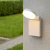 Applique Da Esterno-Selezionato da Mazzolaluce Applique bianco per esterni orientabile led 7w 2300k 3000k 4000k
