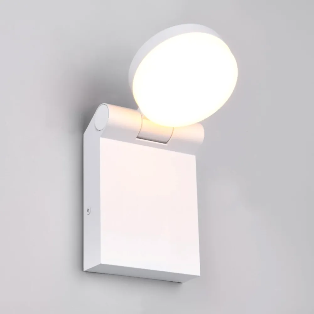 Applique Da Esterno-Selezionato da Mazzolaluce Applique bianco per esterni orientabile led 7w 2300k 3000k 4000k