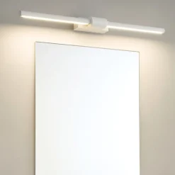 Applique Da Bagno-Perenz Illuminazione Applique bianco per specchio 12w 3000k 64cm line