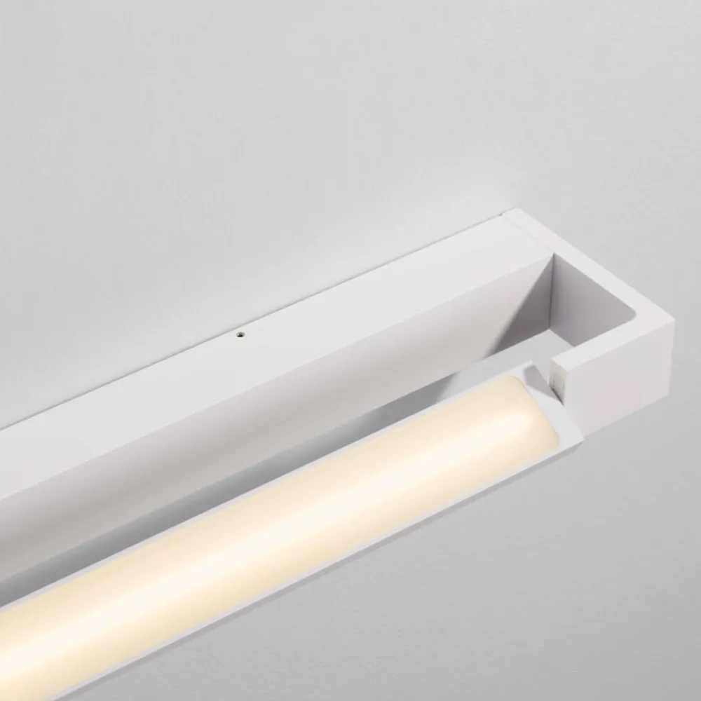 Applique Da Bagno-Selezionato da Mazzolaluce Applique bianco per specchio da bagno parabola orientabile