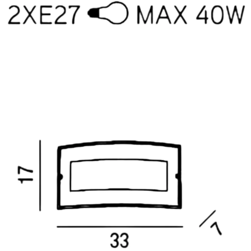 Applique Da Parete-Perenz Illuminazione Applique bianco vetro curvo per interno moderni