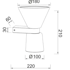 Applique Da Parete-Selezionato da Mazzolaluce Applique biemissione oro vetro trasparente stile contemporaneo
