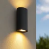 Applique Da Esterno-Selezionato da Mazzolaluce Applique biemissione per esterno grafite led 20w 4000k ip54