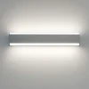 Applique Da Parete-Top Light Applique bios grigia da parete led 18w rettangolare