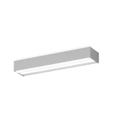 Applique Da Parete-Top Light Applique bios grigia da parete led 18w rettangolare