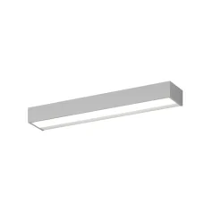 Applique Da Parete-Top Light Applique bios grigia rettangolare led 24w 3000k 4000k